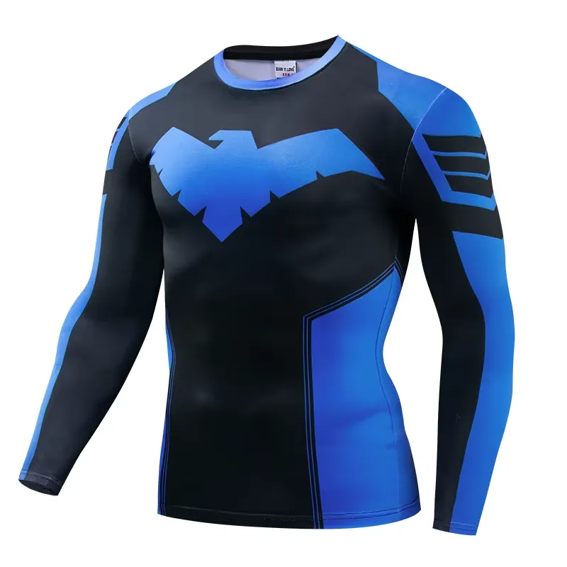 Mens Fashion Summer - Kaos Lengan Panjang Kasual 3D Cetak