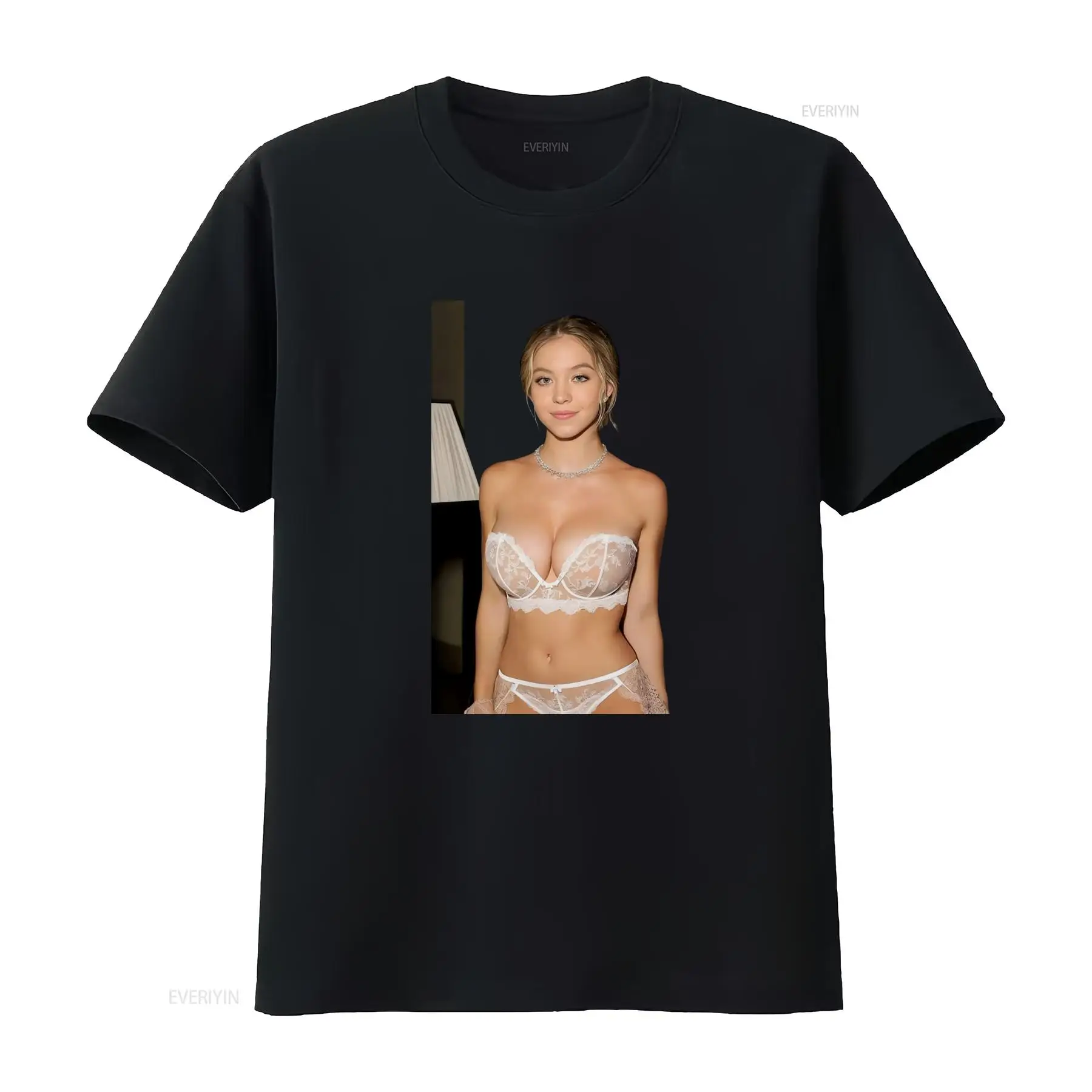Men'S Fashion Sydney - Kaos dengan Desain Terinspirasi Sydney Sweeney,