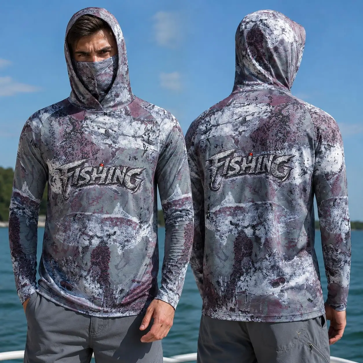 Baju Memancing dengan Tudung,  - Mens Fashion Summer ulasan dan harga