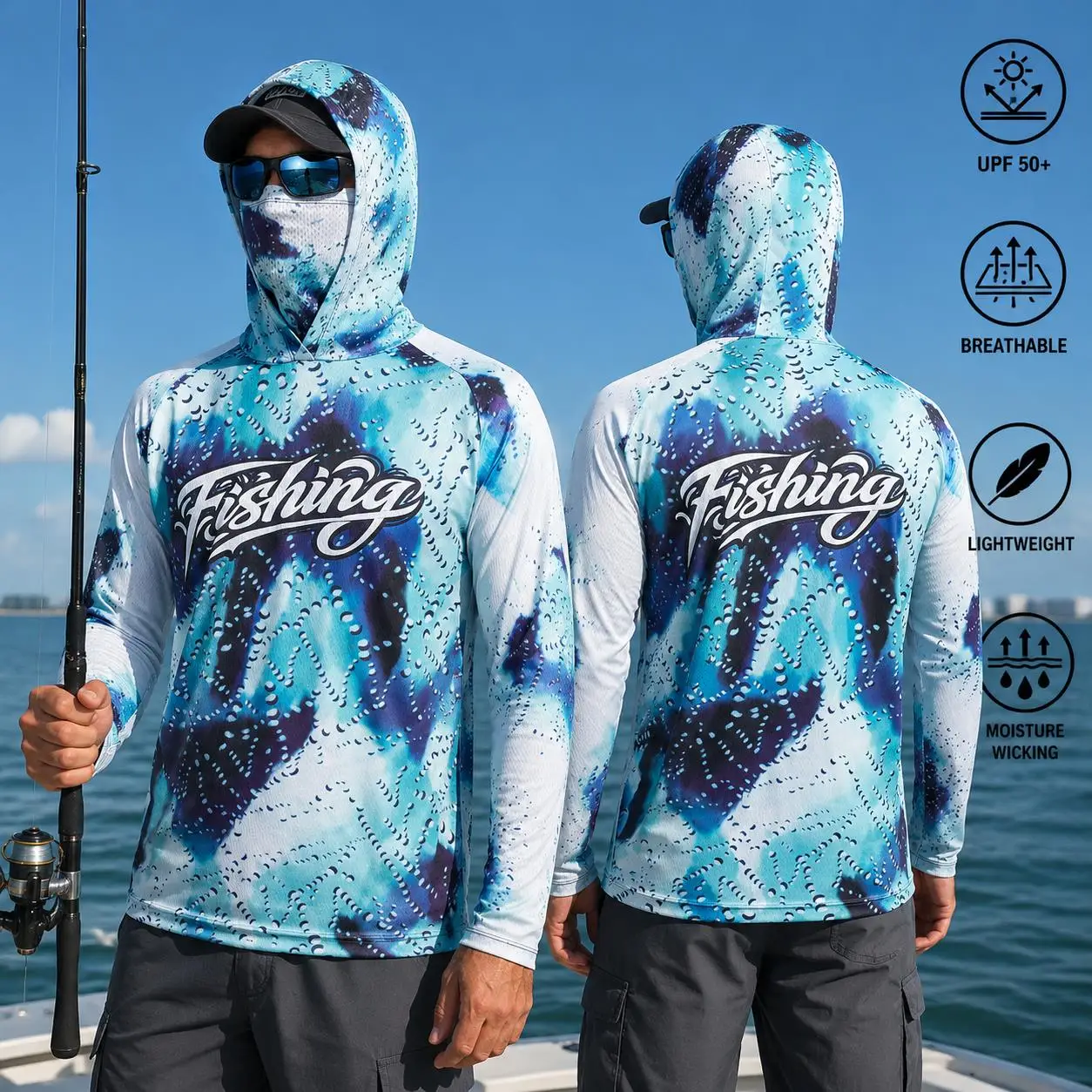 Baju Memancing dengan Tudung,  - Mens Fashion Summer ulasan dan harga