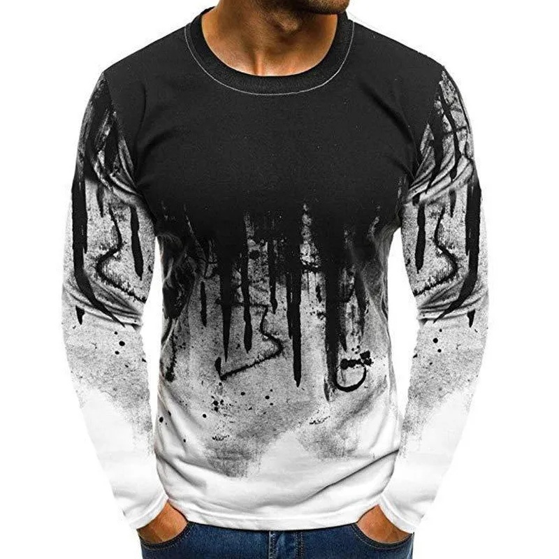 Kaos Pria Motif Kamuflase Musi - Mens Fashion Summer ulasan dan harga