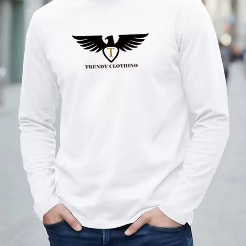 Kaos lengan panjang musim gugu - Men'S Fashion T Shirts ulasan dan harga